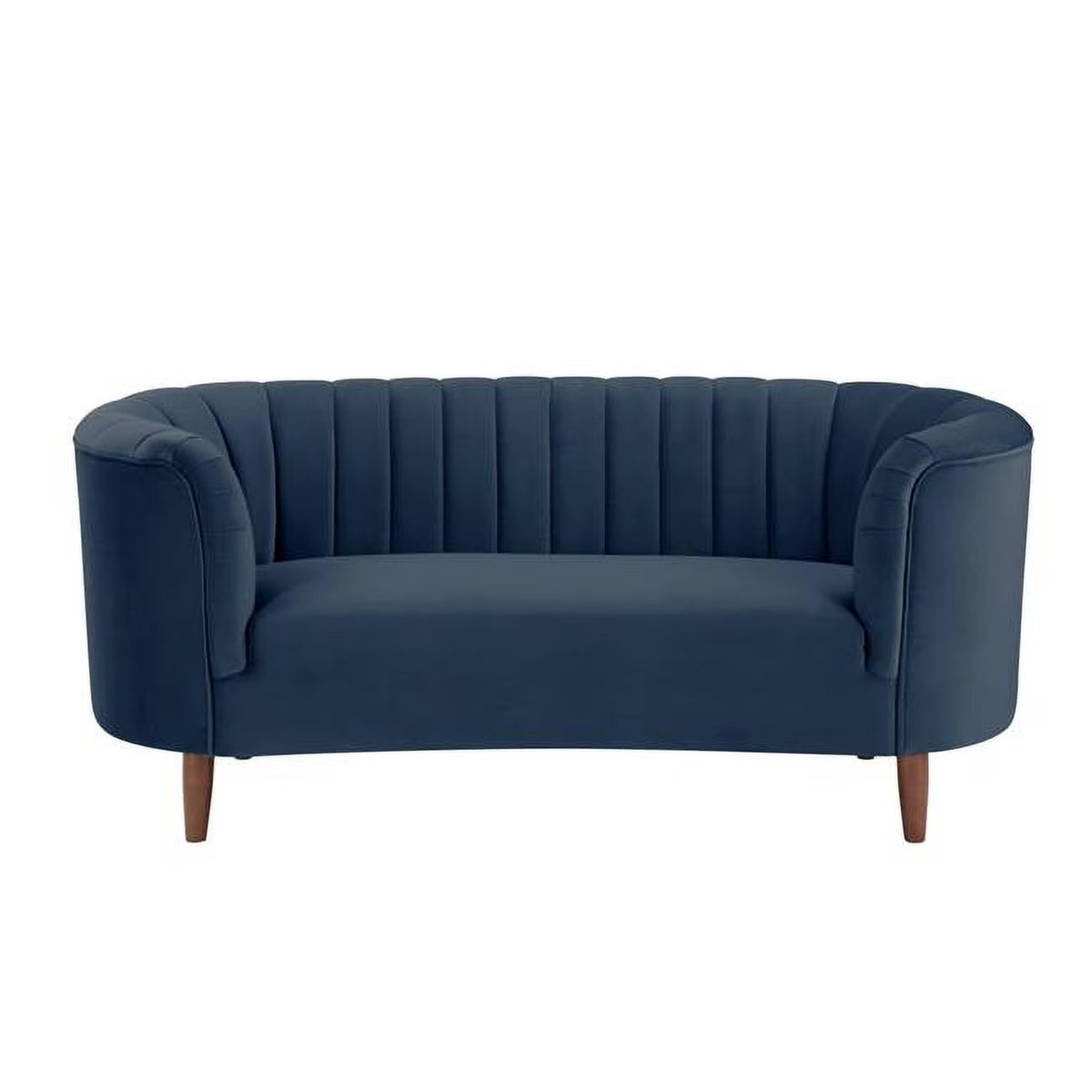 Blue Velvet Love Seat Sofa M9705
