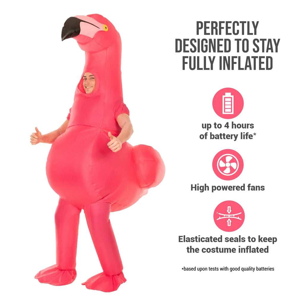 Pink Inflatable Flamingo Costume F952867