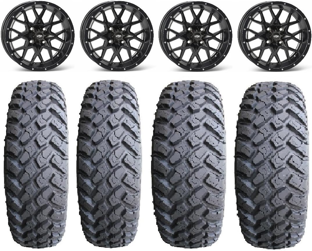 9 Items: 14 Black Wheels and 27 Tires H73093