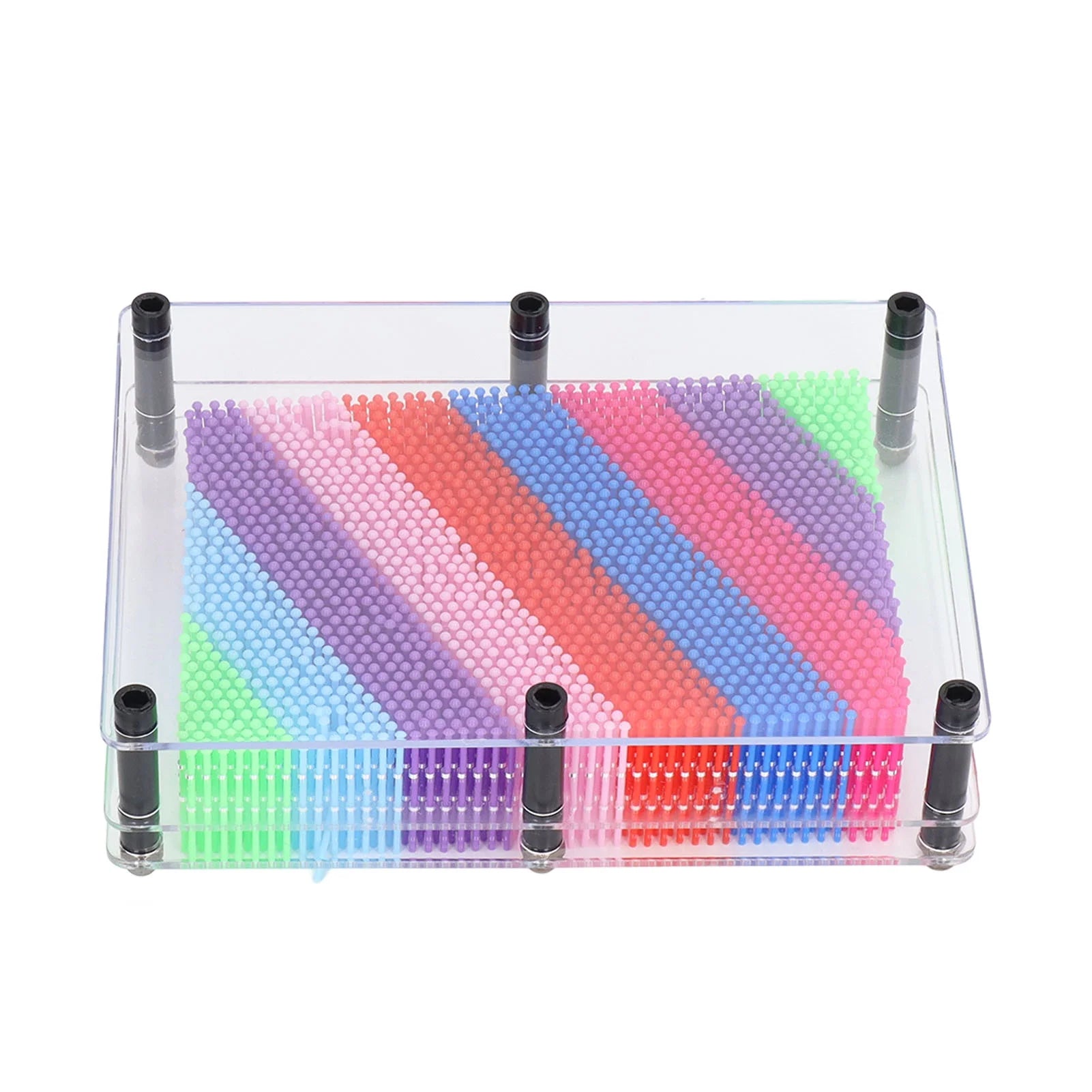 3d Pin Art Toy with Transparent Border S608