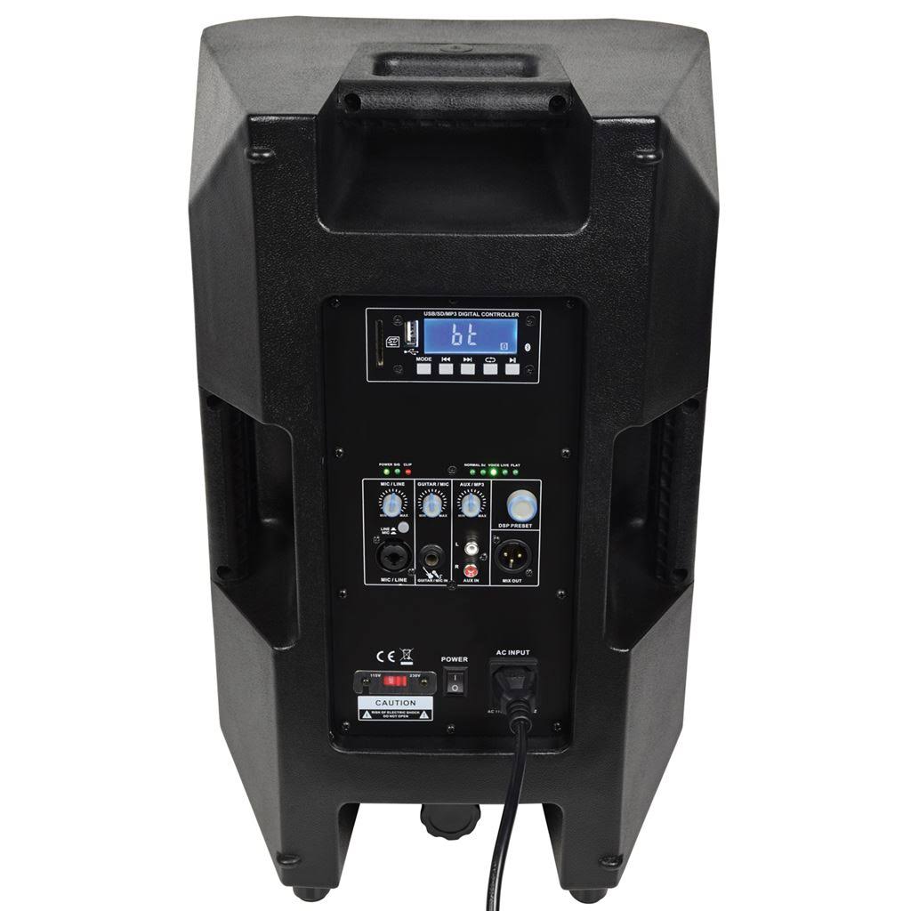 Active PA Speaker with Bluetooth, DSP, USB and SD P53169