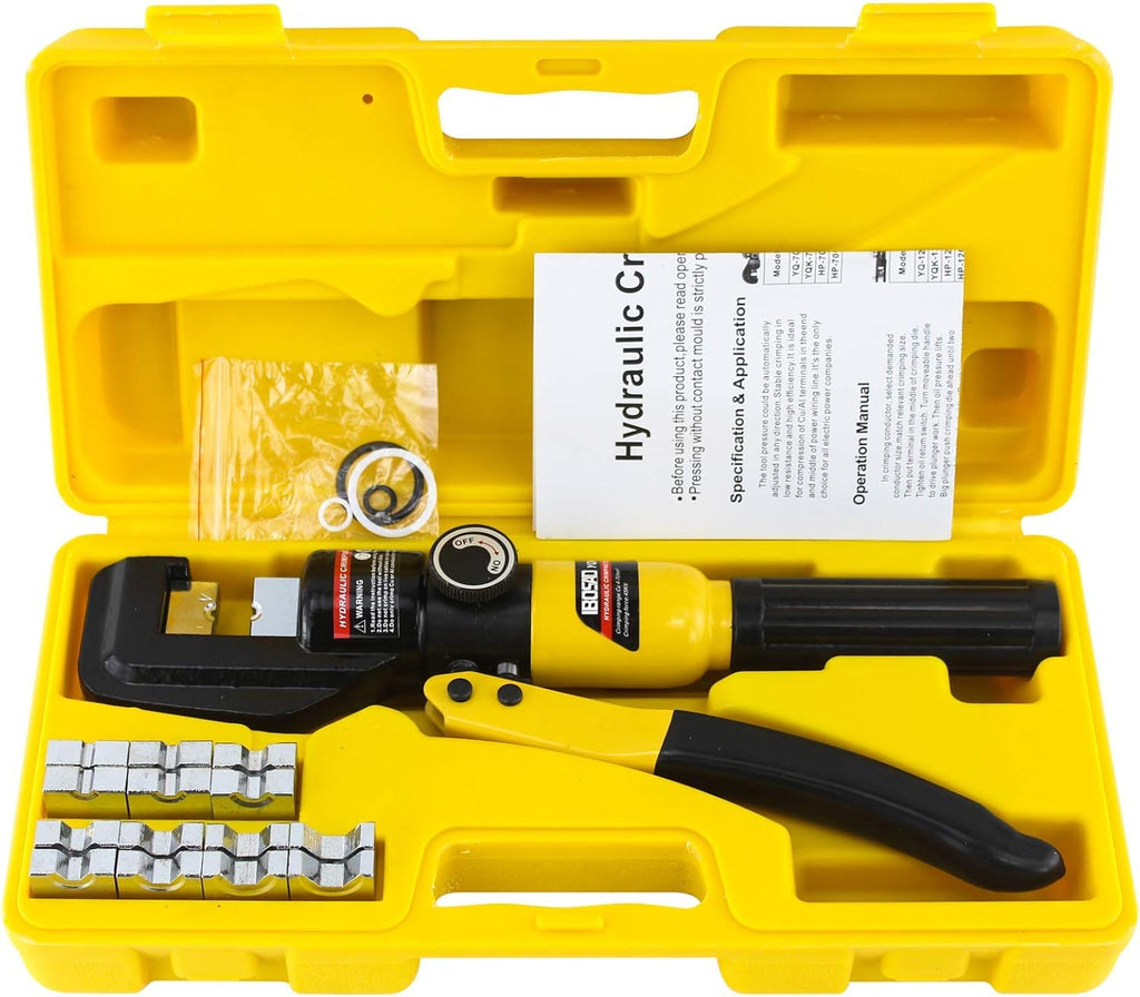 Hydraulic Wire Crimping Tool 12 AWG to 2/0, Pack of 2 M4589