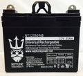 2 Pack 12V 35Ah Power Chair Scooter Battery K1017