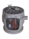 4/10 HP Sewage Pump System - 115V - 3-Inch Discharge - 24-Inch x 24-Inch Basin G4315