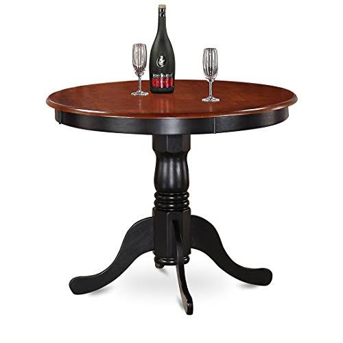 5 Piece Antique Dining Set with 4 Solid Wood Chairs T532