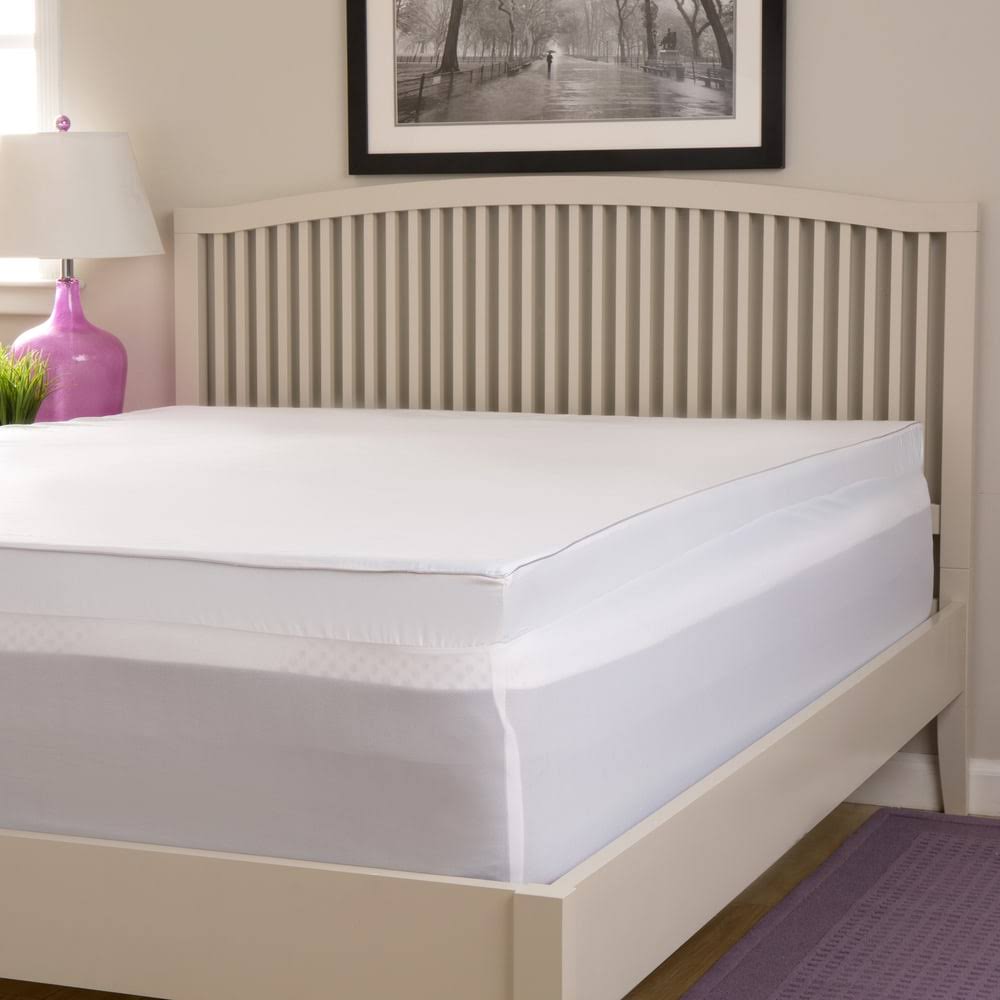 3-Inch Gel Memory Foam Mattress Topper with Egyptian Cotton Cover R594675