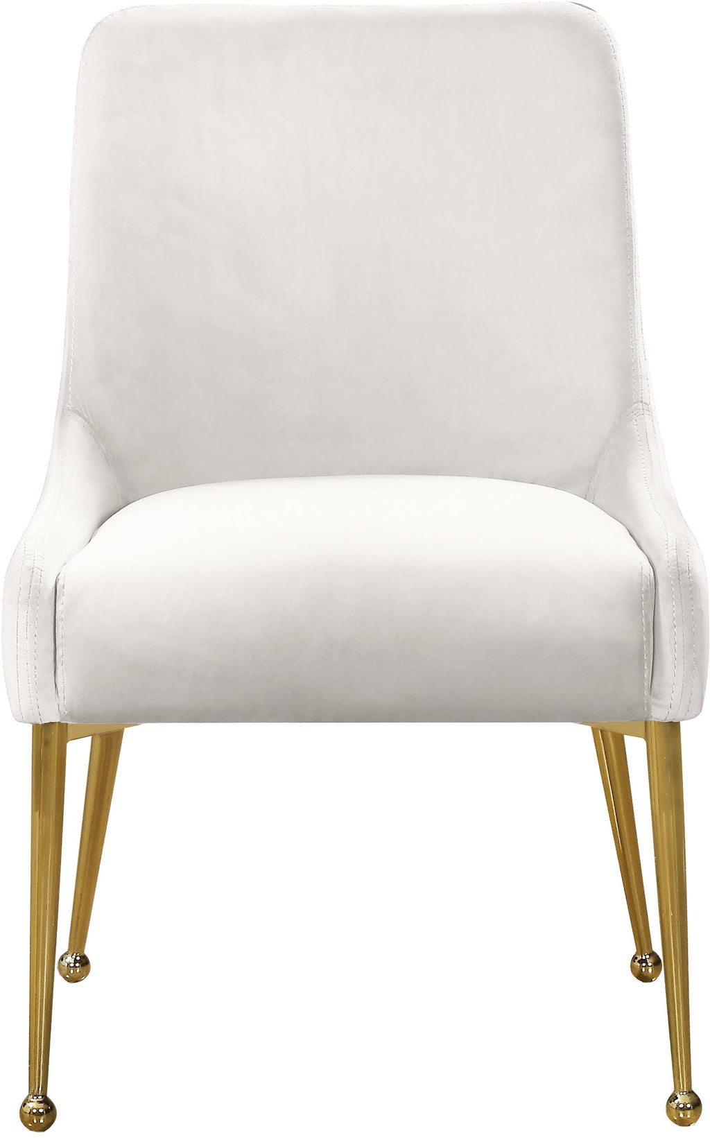 Cream Velvet Dining Chair Set of 2 K398117