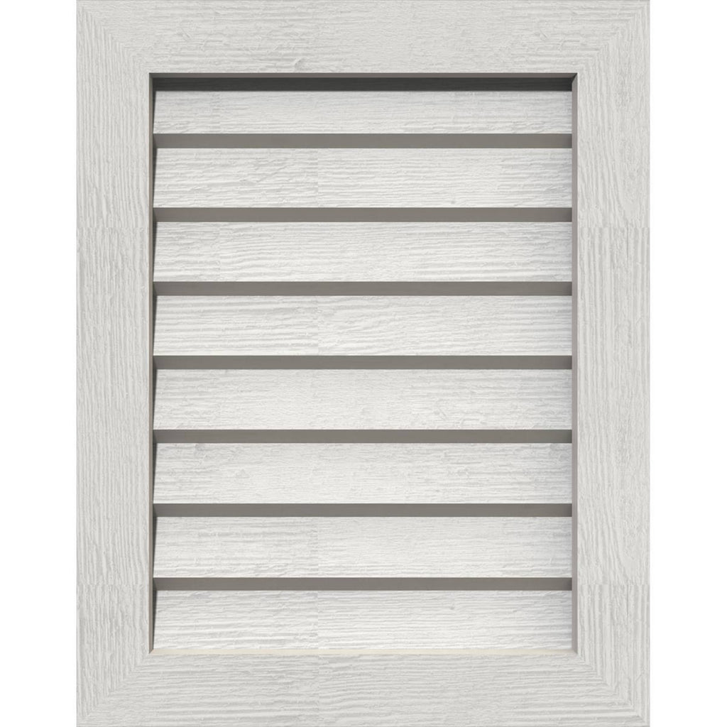 Primed Non-Functional Vertical Gable Vent Q5077