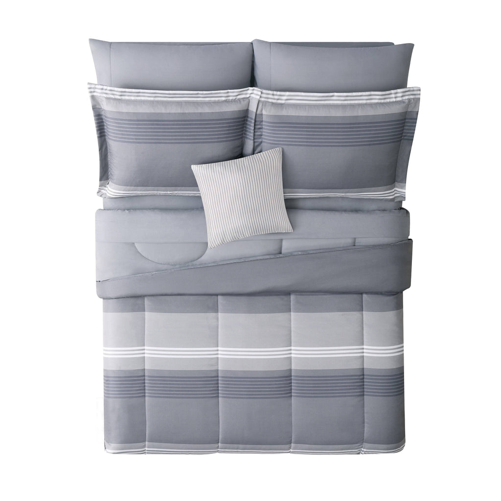 Twin XL Blue Bed in a Bag H3414