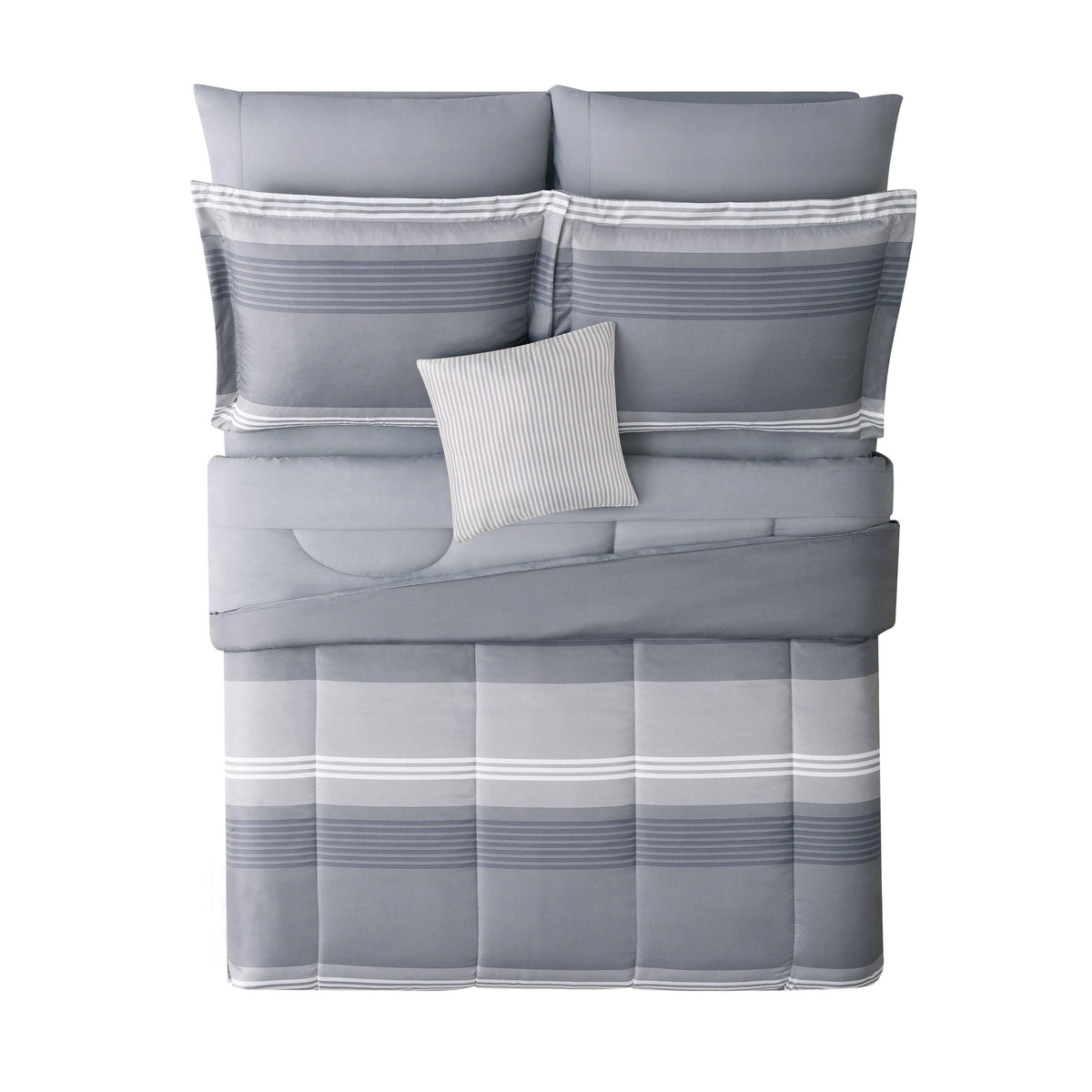 Twin XL Blue Bed in a Bag H3414