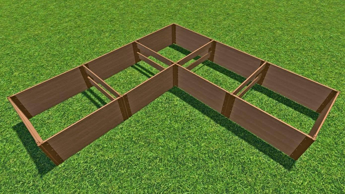 Raised Garden Bed L Shaped 12 x 12 x 16.5 E6194