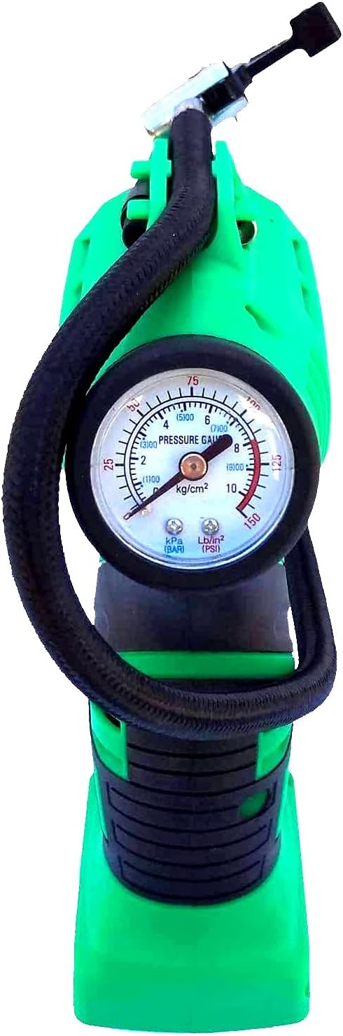 18-Volt Lithium-Ion Cordless Inflator with Gauge, Battery & Charger, 20in Air Hose (9 PC Kit) Pack of 2 G995489
