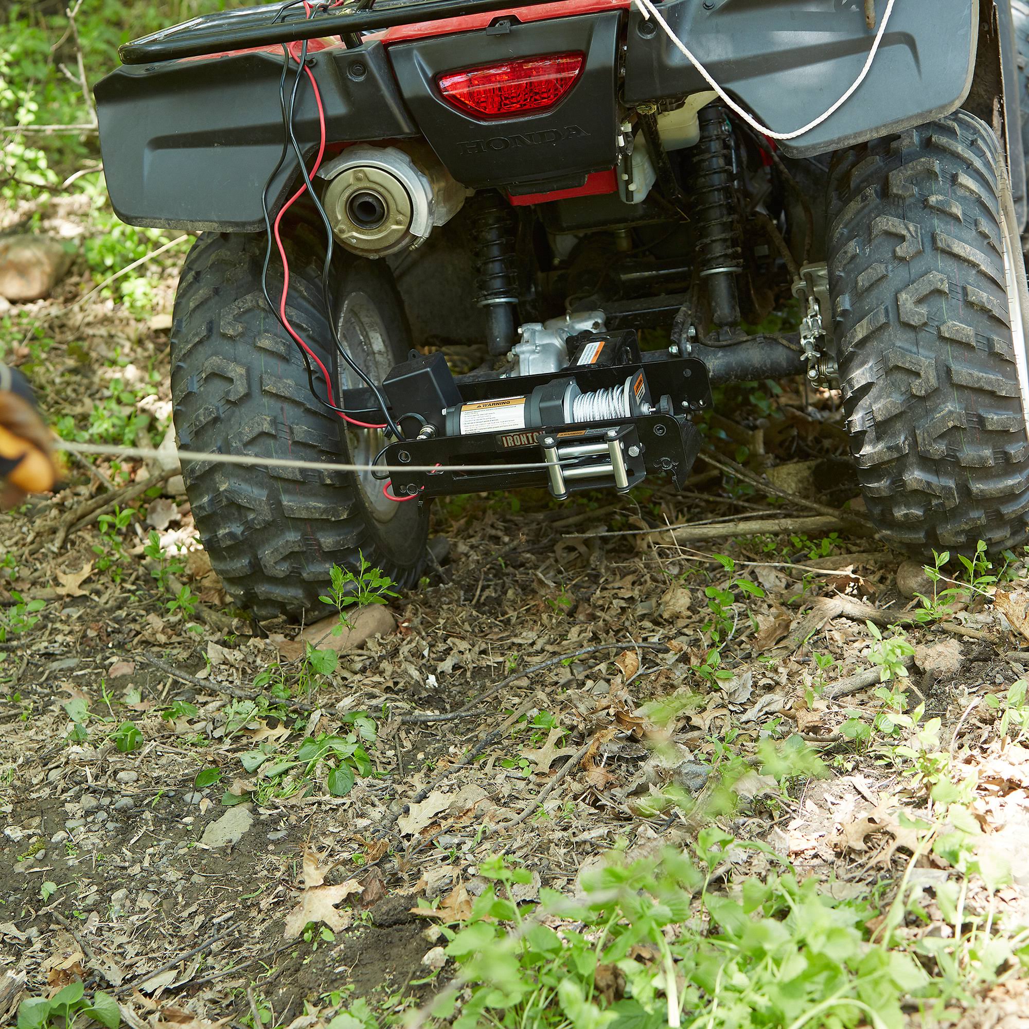 12 Volt DC Electric ATV Winch, 2,500-lb. Capacity, Steel Wire Rope D23363