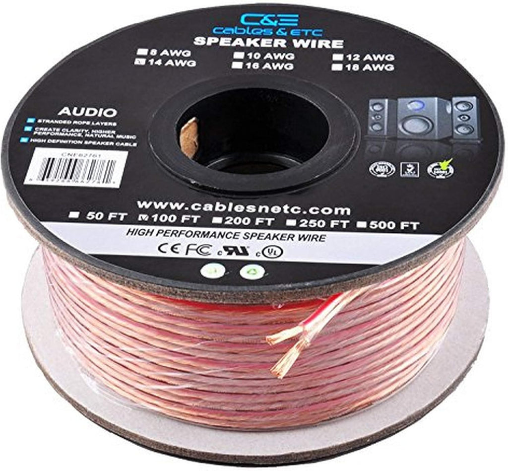 12AWG Oxygen-Free Copper Speaker Wire Cable H5003