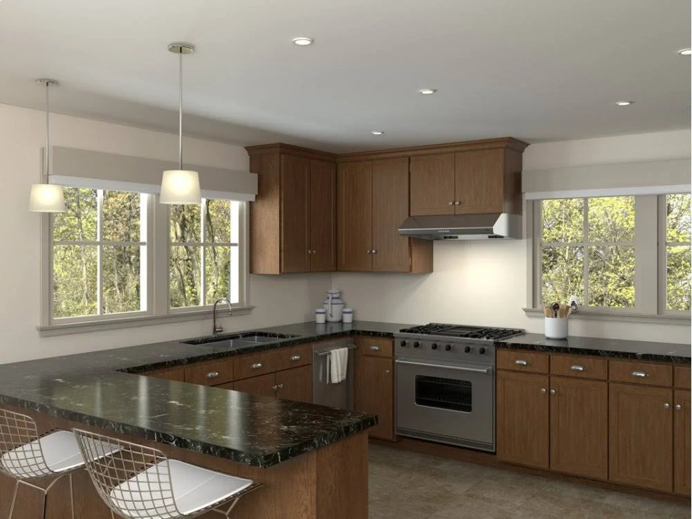 White 695 CFM Range Hood B734