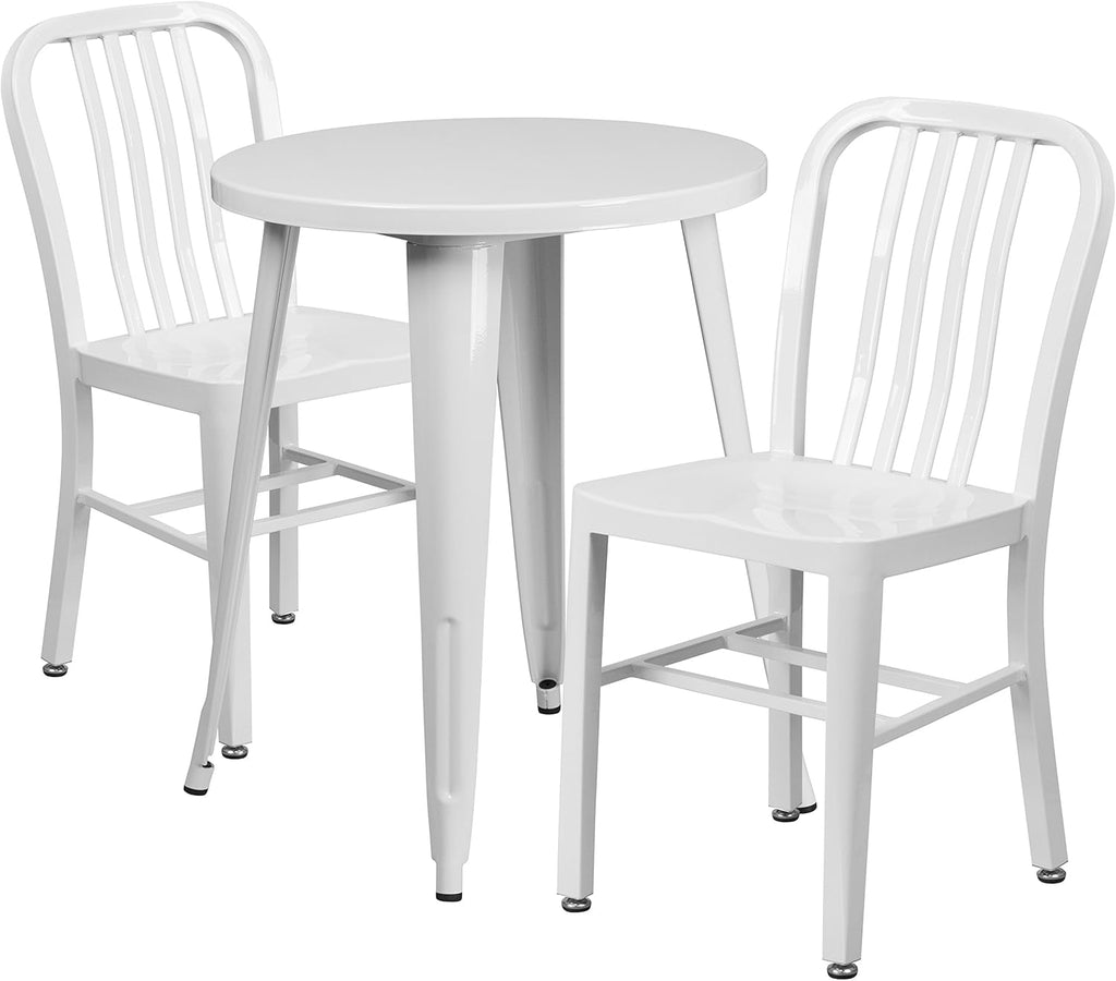 Green Metal Indoor-Outdoor Table Set with 2 Chairs S873463