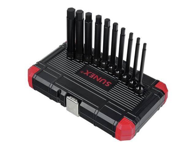 1/2x22 Drive Long SAE Impact Hex Driver Set X9836