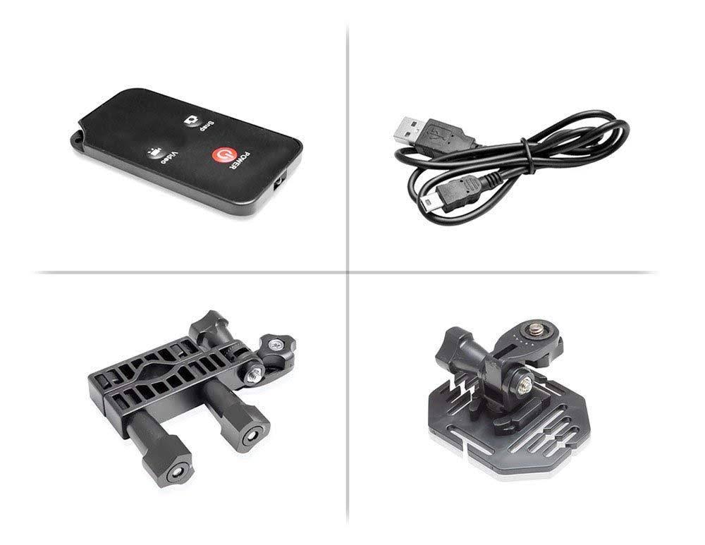 12.0 Megapixel 1080p Action Camera with 2.4 Touchscreen (Black) Z1161