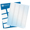 White Gloss Laser Return Address Labels, 100 Sheets Q80248