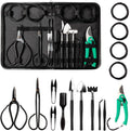 16PCS Bonsai Tree Kit with Pruning Shears and Carbon Steel Scissors O4930