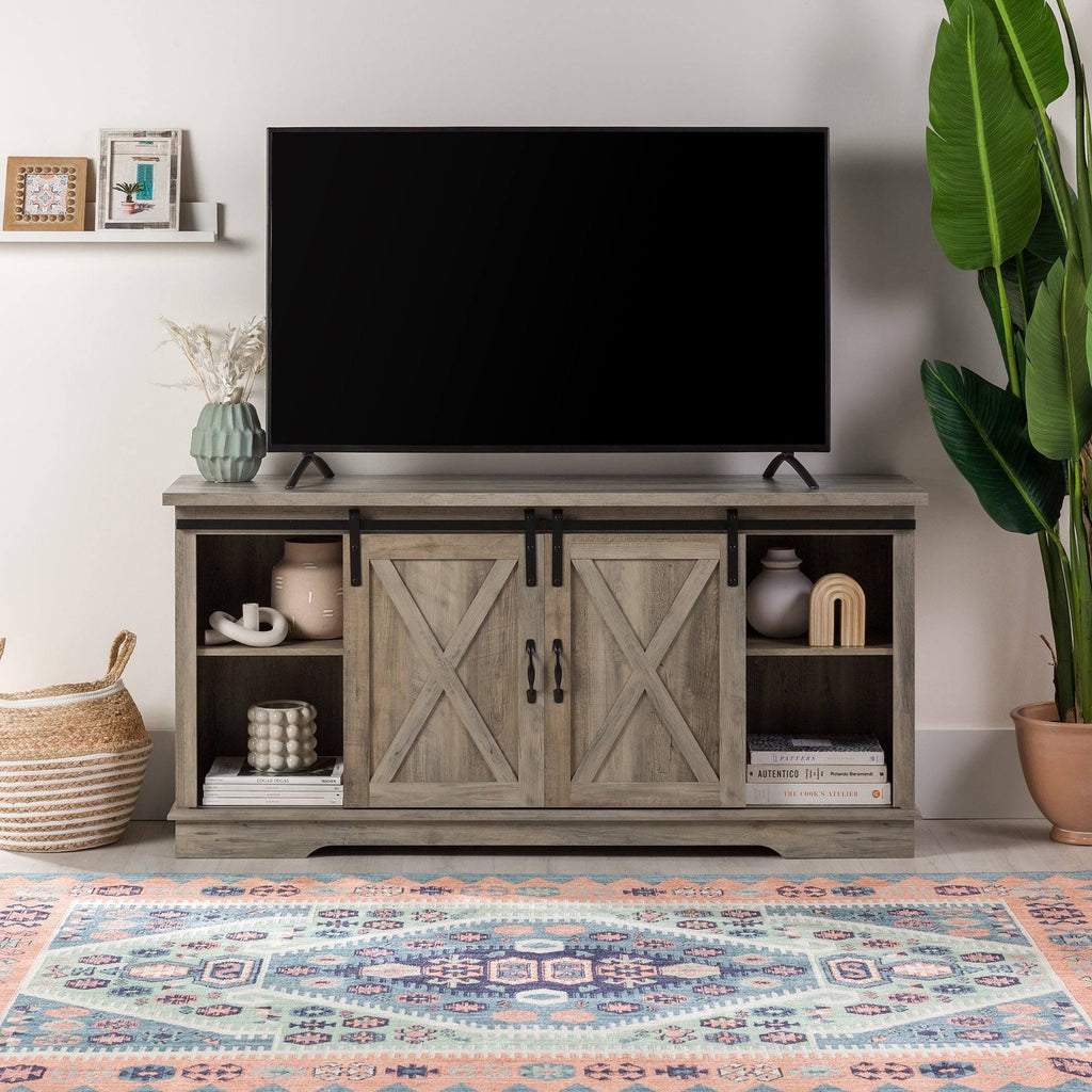 Sliding Barn Door TV Console J802072