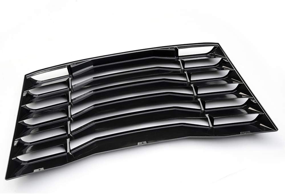 Matte Black Rear Window Louvers for Chevy Camaro T6898