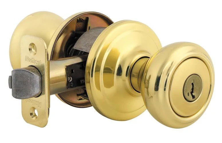 Bright Brass Entry Door Knob S65809