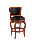 Cherry High Back Swivel Bar Stool M5499