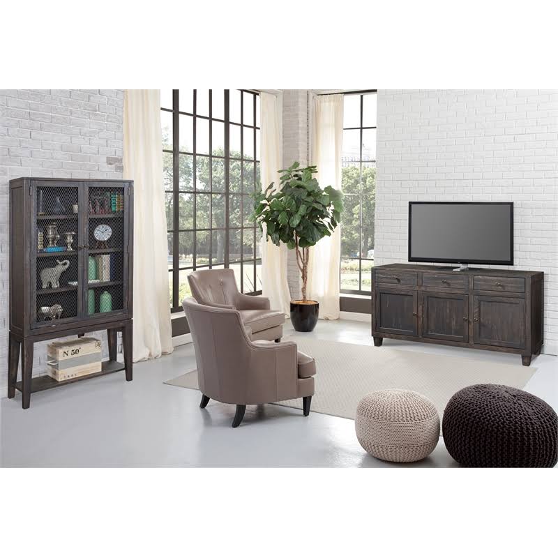 72x22 TV Console in Brown U64356