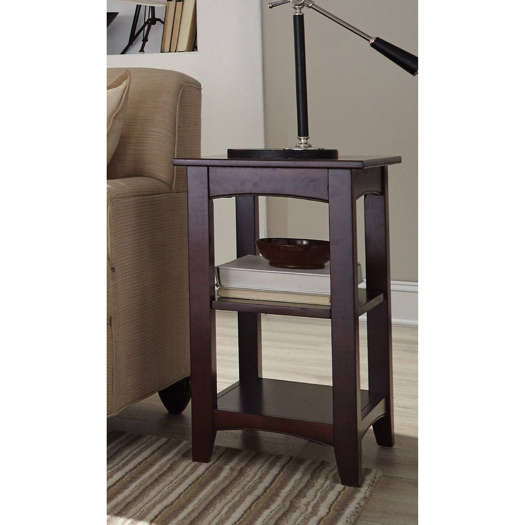 2-Shelf Wood End Table - Cherry H191752