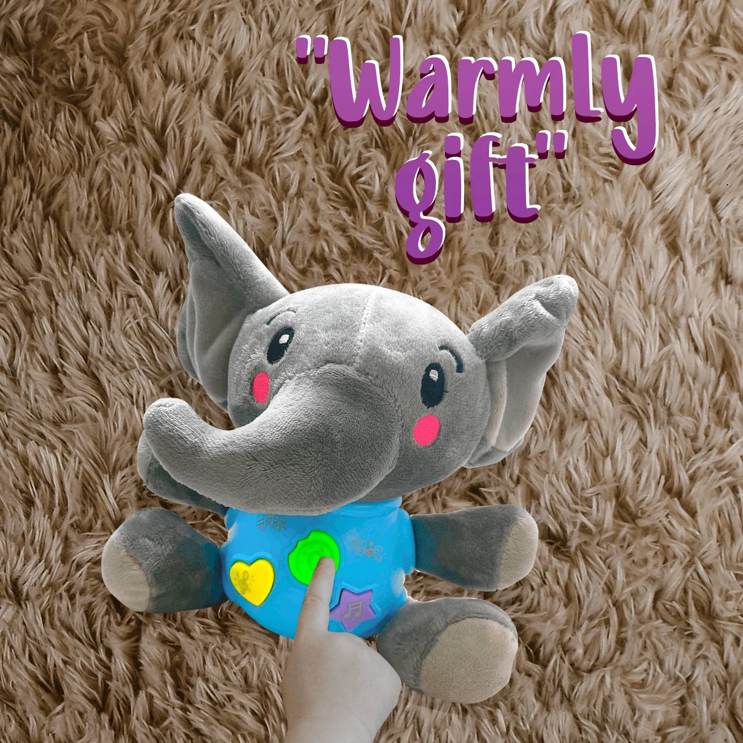 Plush Monkey Music Baby Toys for Infant Toddlers I4805