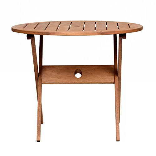 Bistro Folding Eucalyptus Table M5021