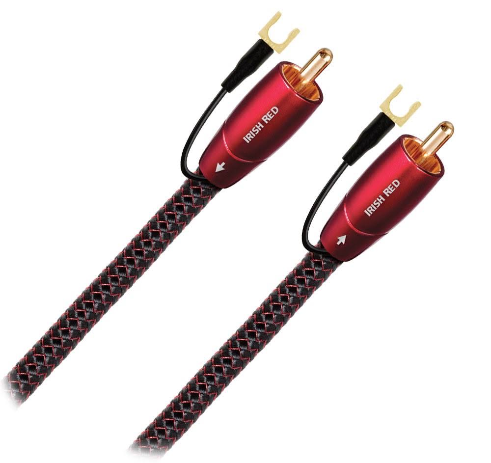 Irish Red RCA Male to RCA Male Subwoofer Cable - 6.6 ft. (2m) N961