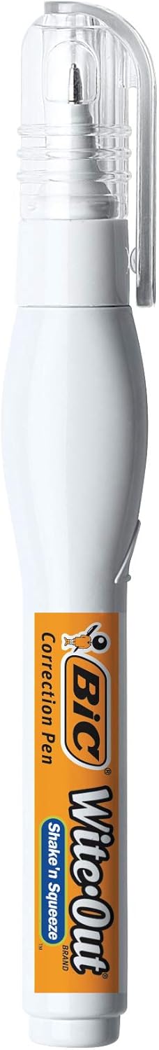White Correction Pen, 8 ml, 4 Count, 5 Pack Pack of 2 S3040