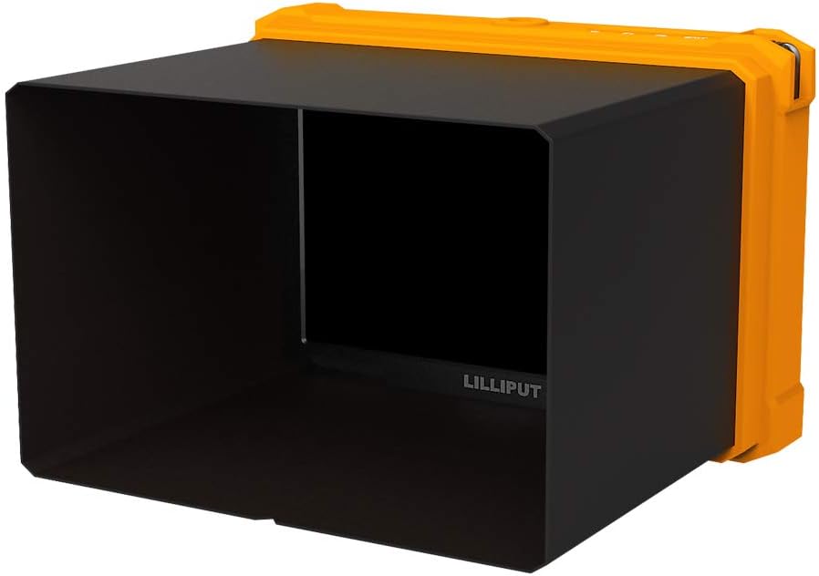 7 Inch 4K HDMI Field Monitor with Yellow Rubber Case M24476