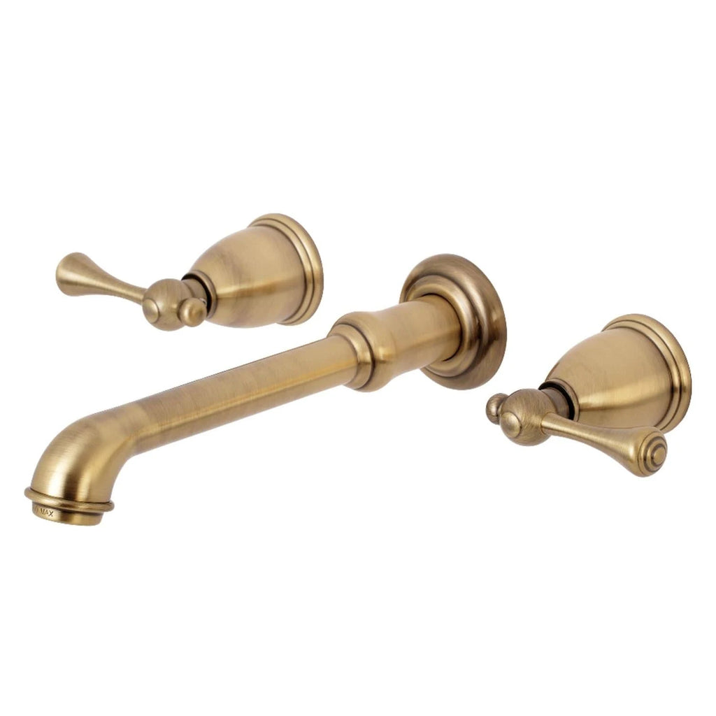 Oil Rubbed Bronze Two-Handle Wall Mount Bathroom Faucet L2971
