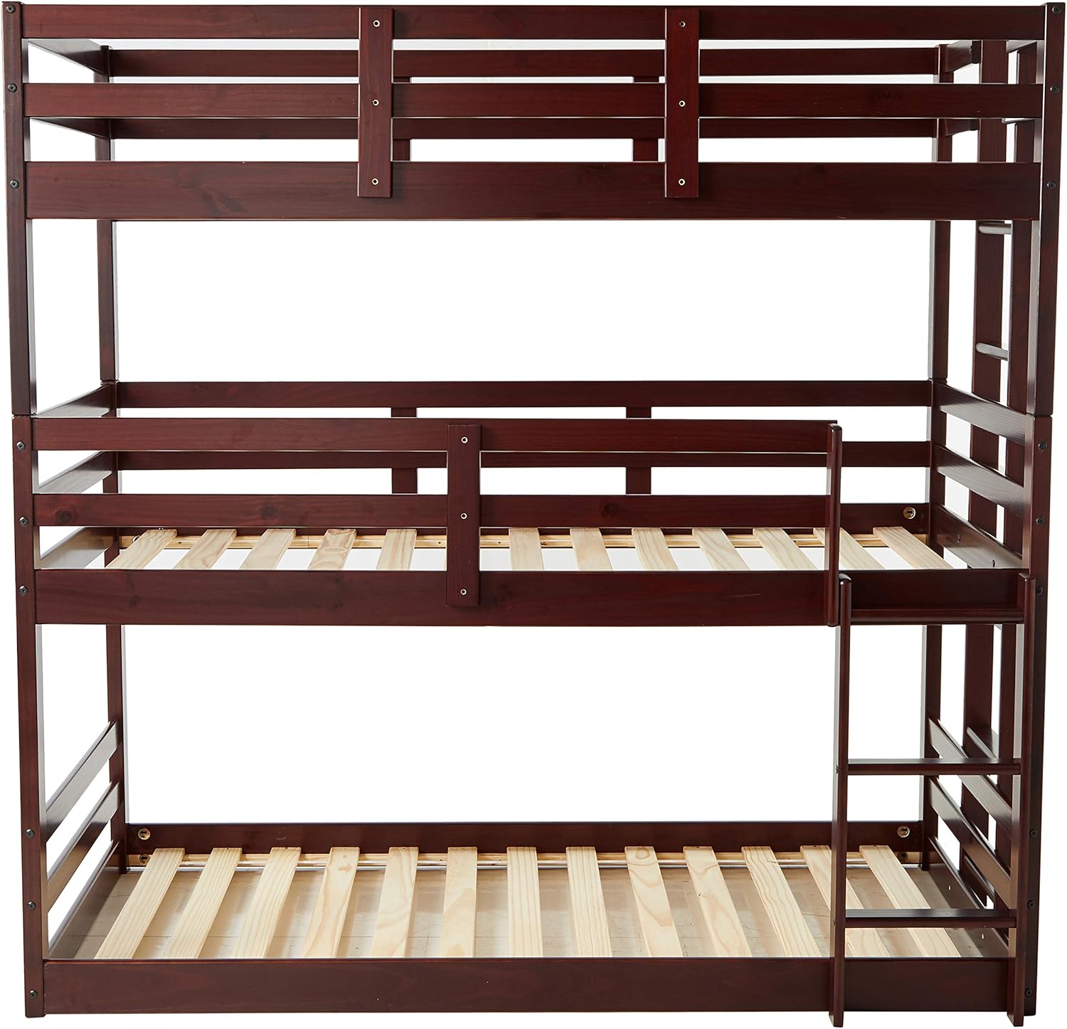 Dark Cappuccino Kids Triple Bunk Bed R3987