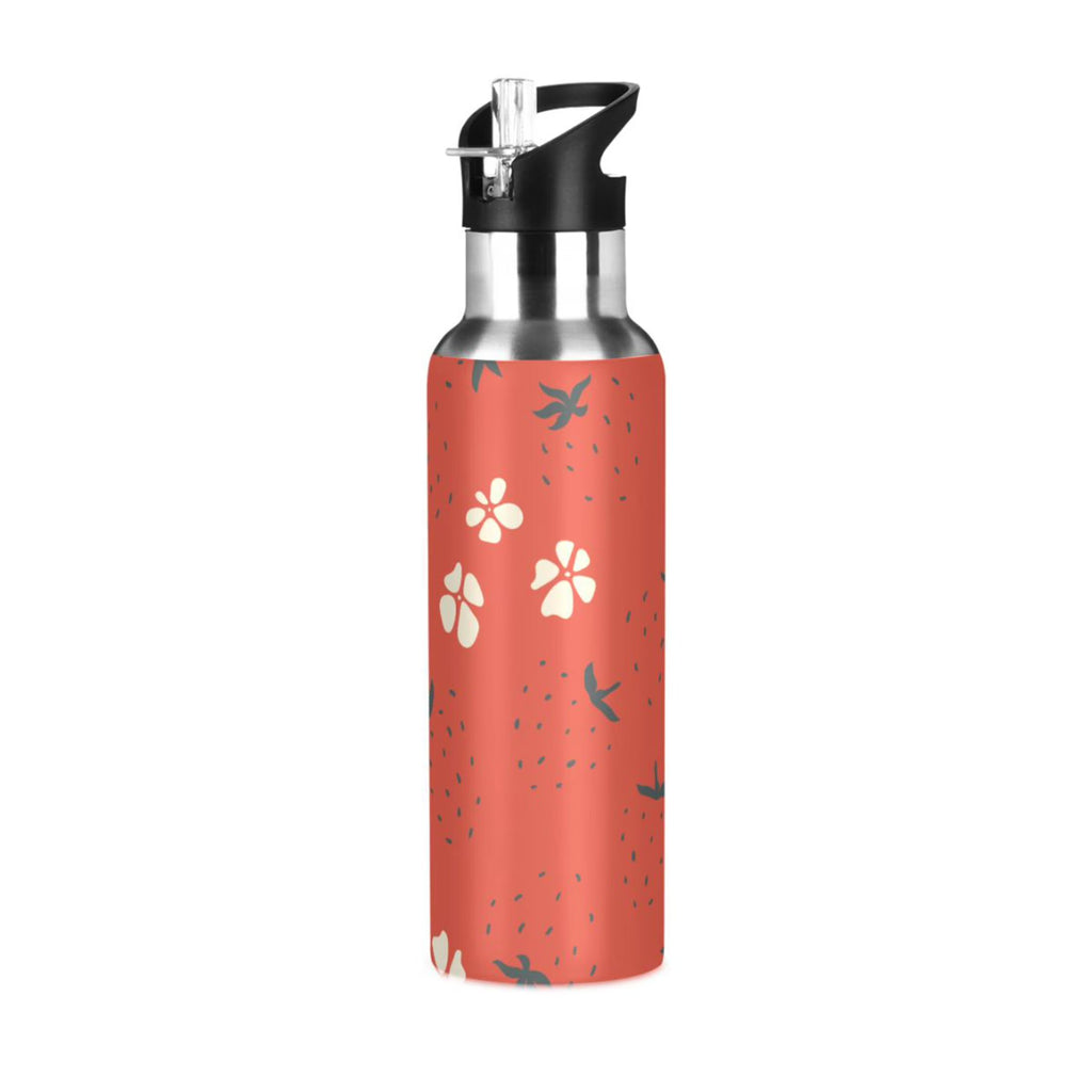 Strawberry Stainless Steel Insulated Thermos Vacuum Flask A951358