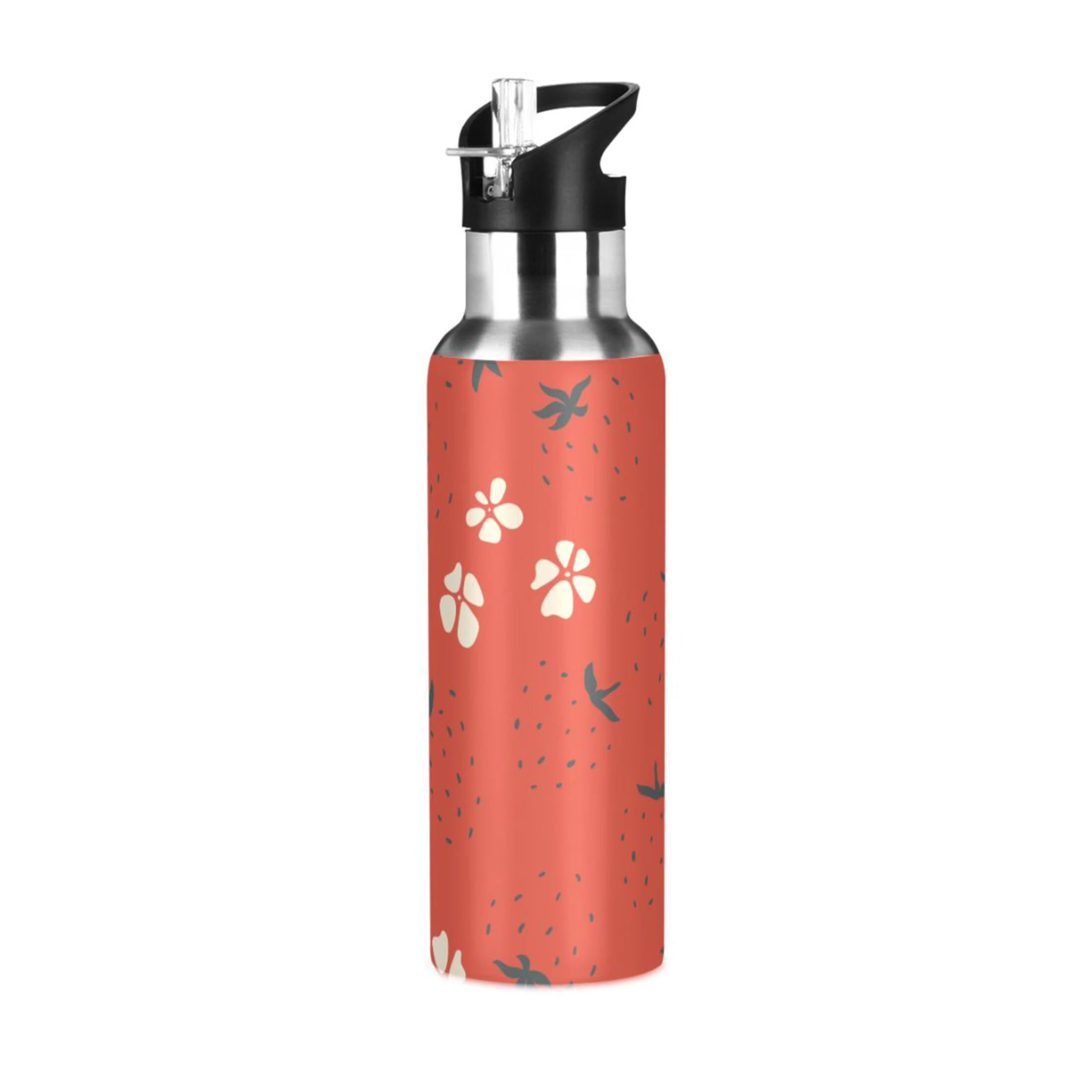Strawberry Stainless Steel Insulated Thermos Vacuum Flask A951358