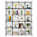 20-Cube Metal Grid Storage Shelves Organizer Q73301