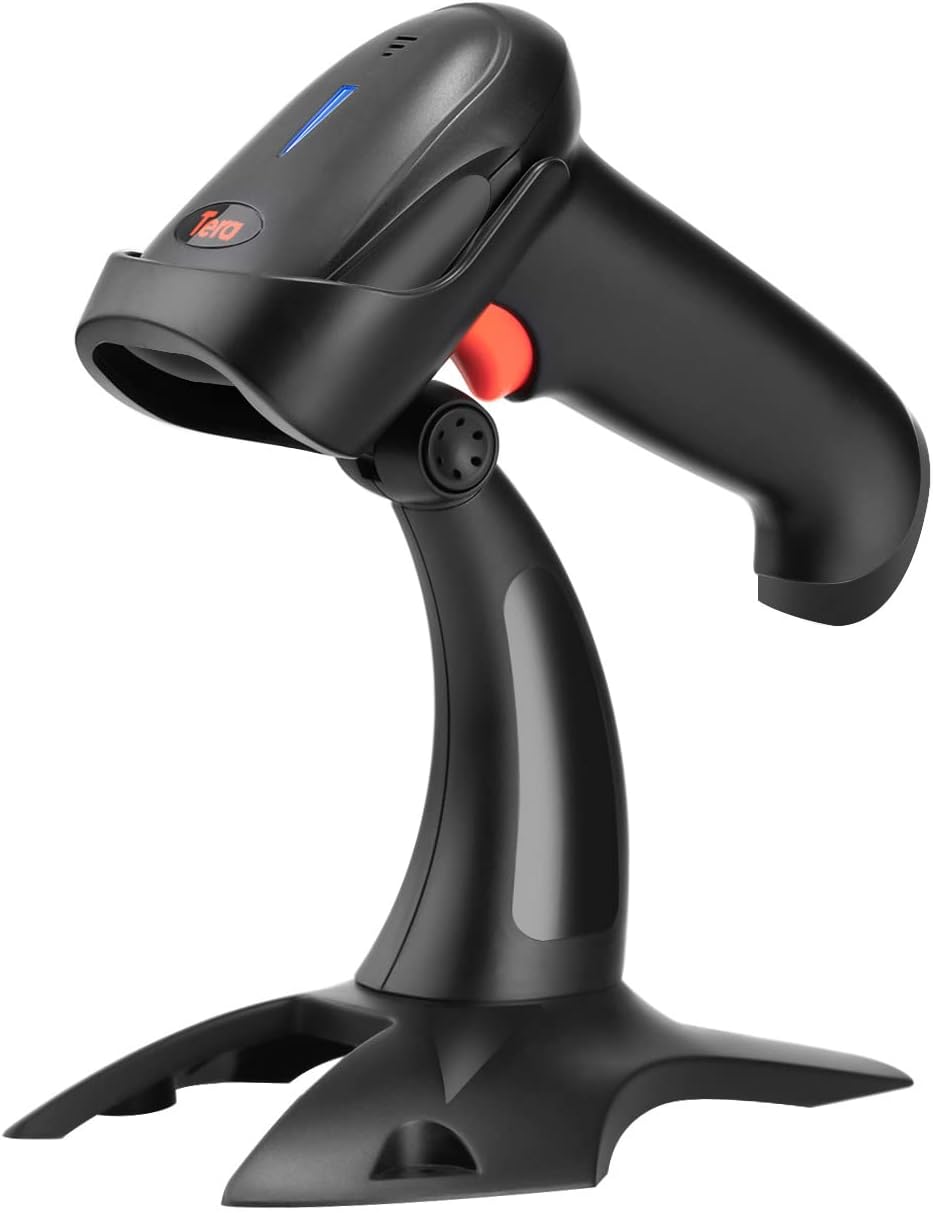 2D Wireless Barcode Scanner with Stand, Pack of 2 H691647
