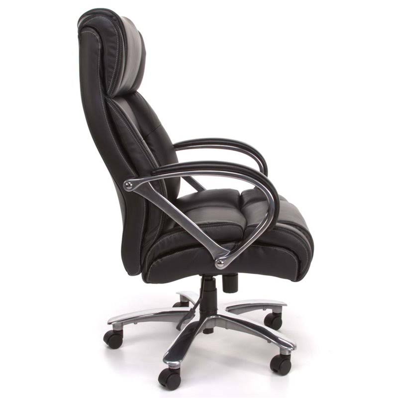 Leather Swivel Office Chair in Black H76311