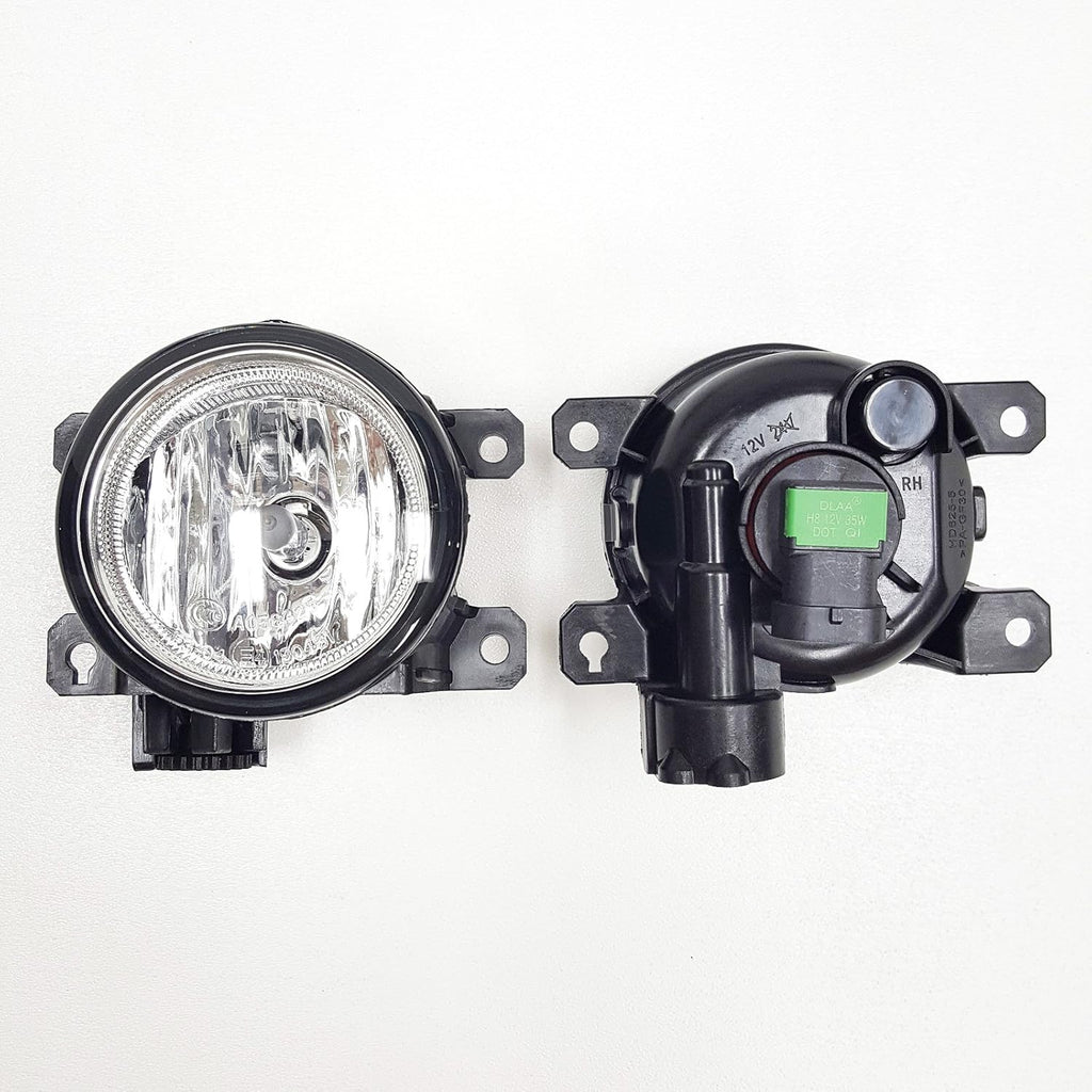 Clear Lens Fog Light Kit with Black Bezel Bulbs T346600