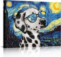 Funny Dog Painting Canvas Prints Wall Art N9438