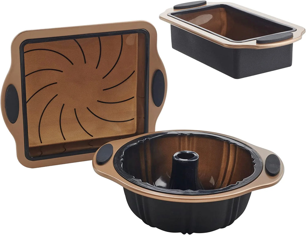 3 Piece Non-Stick Silicone Baking Set N8207