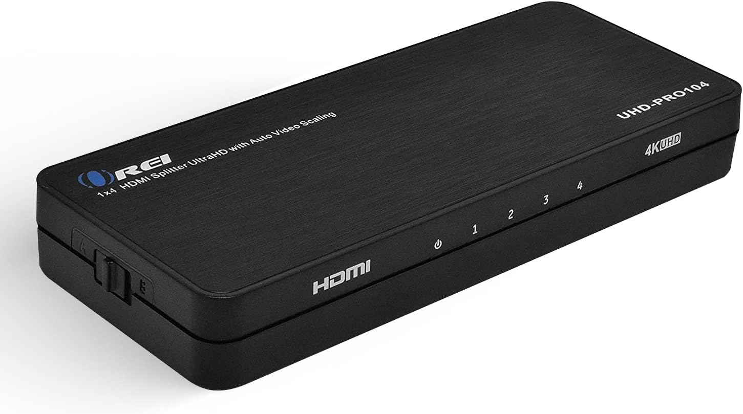 4K@60Hz 1 in 2 Out HDMI Splitter with Scaler L455