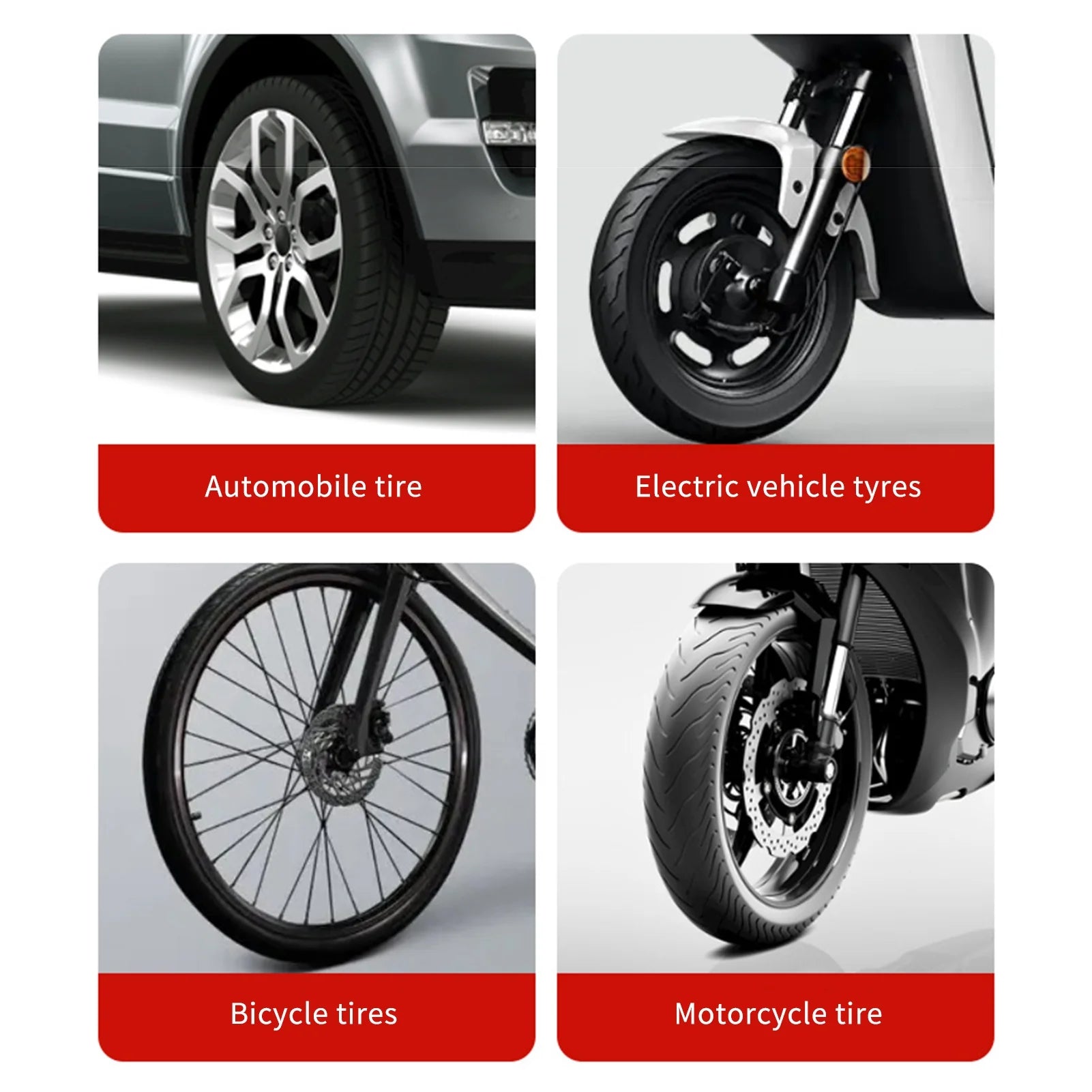 Tire Lever Set with Rim Protectors and Valve Cores A8279