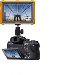 7 Inch 4K HDMI Field Monitor with Yellow Rubber Case M24476