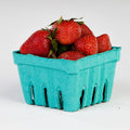 Green Molded Fiber Berry Basket, 1 Qt. | 250/Case W205353
