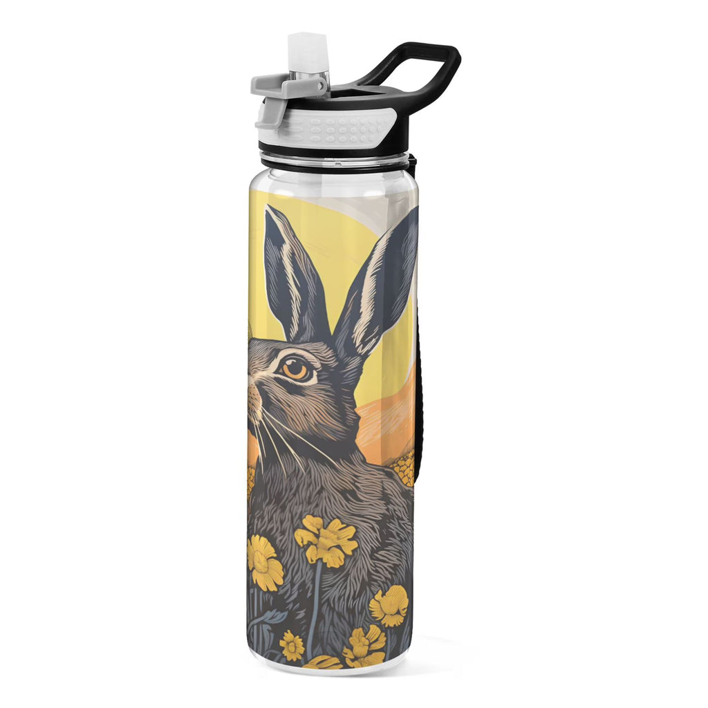 32oz Tritan Leakproof Water Bottle with Straw D285